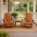 Ver imagem 3 de Cadeira de Varanda Madeira Maciça Pura Cor Mel Resistente