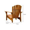 Ver imagem 4 de Cadeira de Varanda Madeira Maciça Pura Cor Mel Resistente