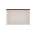 Ver imagem 2 de Armário Aéreo Porta Basculante 70cm P/ Cozinha Modulada Mdf Cor:fendi com Branco
