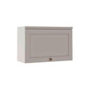 Ver imagem 1 de Armário Aéreo Porta Basculante 70cm P/ Cozinha Modulada Mdf Cor:fendi com Branco