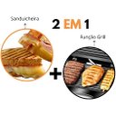 Ver imagem 3 de Skd Sanduicheira e Grill Amvox Ams 370 Black 110v