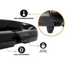 Ver imagem 5 de Skd Sanduicheira e Grill Amvox Ams 370 Black 110v