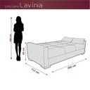 Ver imagem 3 de Sofá Cama 3 Lugares Lavínia
