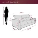 Ver imagem 2 de Sofá Cama 3 Lugares Lavínia
