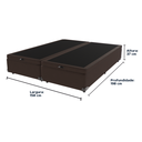 Ver imagem 4 de Cama Box Baú Queen 158x198 Marrom