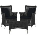 Ver imagem 1 de 2 Poltronas e 1 Mesa Igapó em Alumínio Pintura Fendi Corda Náutica Estofado 12