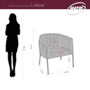 Ver imagem 3 de Poltrona Decorativa para Sala de Estar Lisboa