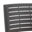 Ver imagem 7 de Kit 06 Cadeiras Empilhável Fixa Escritório Multiuso Base Preta Kimi P03 Preto - Lyam Decor