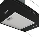 Ver imagem 3 de Coifa Terim de Parede Clean Vidro Curvo Black Kroma 75cm Preto com Kromanox 220v