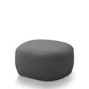 Ver mais imagens de Conjunto Poltrona Base Fixa e Puff Decorativo Charlote Sala de Estar Bouclê Grafite G88 - Gran Belo