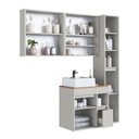 Ver imagem 6 de Conjunto para Banheiro 148cm com 4 Peças Gabinete Suspenso com Cuba Bangladesh