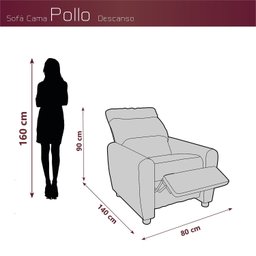 Poltrona Reclinável Mx-44 Pollo - 4