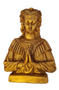 Ver imagem 5 de Santa Sara Kali Dourado Envelhecido - Peça em Gesso
