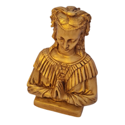 Santa Sara Kali Dourado Envelhecido - Peça em Gesso - 6
