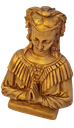 Ver imagem 6 de Santa Sara Kali Dourado Envelhecido - Peça em Gesso