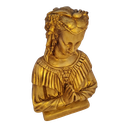 Ver imagem 1 de Santa Sara Kali Dourado Envelhecido - Peça em Gesso