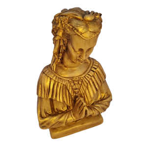 Santa Sara Kali Dourado Envelhecido - Peça em Gesso