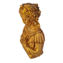 Ver imagem 2 de Santa Sara Kali Dourado Envelhecido - Peça em Gesso