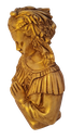 Ver imagem 2 de Santa Sara Kali Dourado Envelhecido - Peça em Gesso
