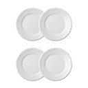 Ver imagem 1 de Jogo 4 Pratos Rasos Pomerode Brancos 25,6 Cm Porcelana Schmidt