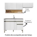 Ver imagem 5 de Cozinha Modulada 3 Pecas Balcao Pia Line Ktp Supremo Cp Freijo