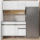 Ver imagem 2 de Cozinha Modulada 3 Pecas Balcao Pia Line Ktp Supremo Cp Freijo