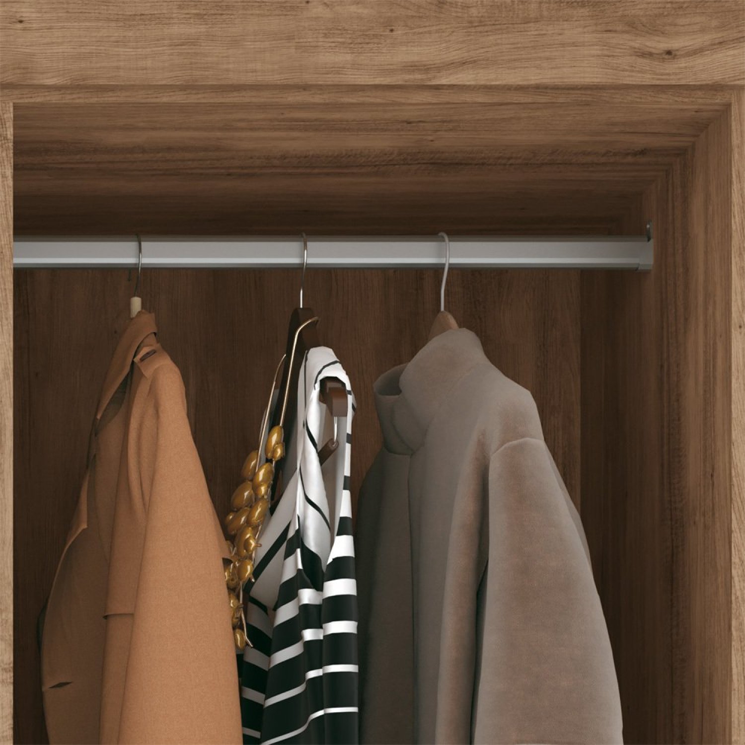 Guarda Roupa 6 Portas 9 Gavetas Star 6.9 com Pés - 5