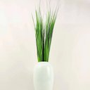 Ver imagem 4 de Kit 12 Folhagem Decoração Capim Verde Artificial Natal 110cm