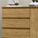 Ver imagem 4 de Cômoda para Quarto com 4 Gavetas e Armário - Vega Marrocos