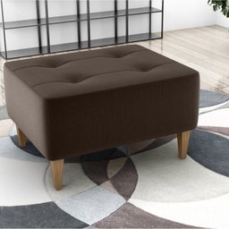 Puff para Sala de Estar 62cm x 37cm Piva - 1
