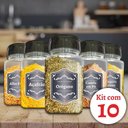 Ver imagem 7 de Kit 10 Potes Tempero + 30 Etiquetas Adesivas Q170 - Shd
