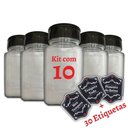 Ver imagem 5 de Kit 10 Potes Tempero + 30 Etiquetas Adesivas Q170 - Shd
