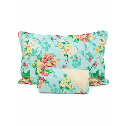 Kit Colcha Bouti Shabby Chic Casal 220x240cm 100% Poliéster - Rozac - Floral 8