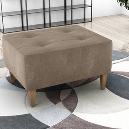 Puff para Sala de Estar 62cm x 37cm Piva - 1
