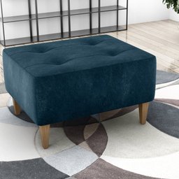 Puff para Sala de Estar 62cm x 37cm Piva - 1