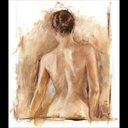 Ver imagem 1 de Figure Painting Study I Canaleta 70x80cm Preta