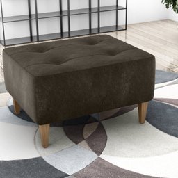 Puff para Sala de Estar 62cm x 37cm Piva - 1