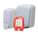 Ver imagem 1 de Kit Dispenser Interfolha Branco/cristal + Saboneteira Refil Branco/cristal + Sabonete Liquido Espuma