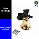 Ver imagem 2 de Sino de Bronze Puro Suporte Parede Empresa Fazenda Decoração