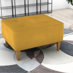 Puff para Sala de Estar 62cm x 37cm Piva - 1