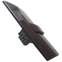 Ver imagem 1 de Conjunto 4x2 Linha Marrom Sleek Alto Brilho Margirius 4x2" 1 Interruptor Duplo Paralelo