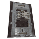 Ver imagem 2 de Conjunto 4x2 Linha Marrom Sleek Alto Brilho Margirius 4x2" 1 Interruptor Duplo Paralelo