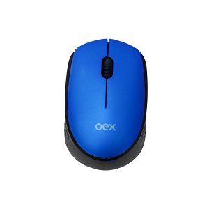 Mouse sem Fio 1200 DPI COSY OEX MS409 AZUL e Preto