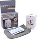 Ver imagem 5 de Adaptador Tomada Universal Viagem Internacional Uk Eua Europa Asia C/ 2 USB
