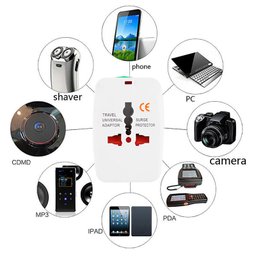 Adaptador Tomada Universal Viagem Internacional Uk Eua Europa Asia C/ 2 USB - 8