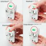 Adaptador Tomada Universal Viagem Internacional Uk Eua Europa Asia C/ 2 USB - 10