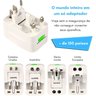 Adaptador Tomada Universal Viagem Internacional Uk Eua Europa Asia C/ 2 USB - 7