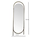 Ver imagem 4 de Espelho Decorativo de Chão Glam Gg 2 Pés 153x53cm Oblongo In House