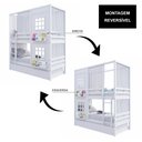 Ver imagem 6 de Treliche Casinha Reta com 02 Janelas e Cortina Madeira Maciça Branco Housin