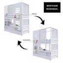 Ver imagem 6 de Treliche Casinha Reta com 02 Janelas e Cortina Madeira Maciça Branco Housin